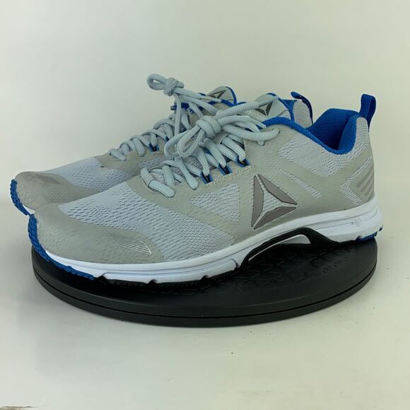 Reebok Ahary Gray/Blue Athletic Running Shoes BS8388 Men's Size 11 - Picture 1 of 12